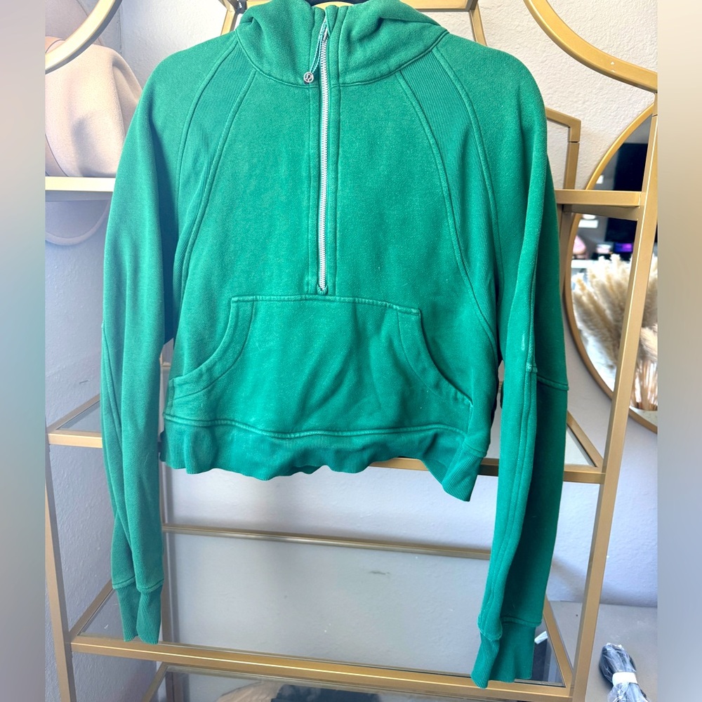M/L scuba hoodie - Cascadia Green